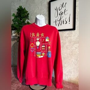 Vintage gingerbread man sweat shirt  Christmas holiday